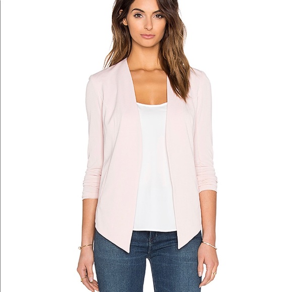 pale pink blazer jacket